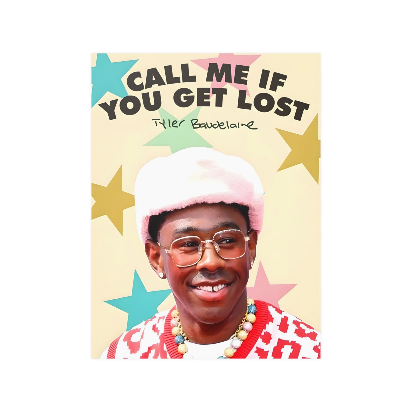 Tyler The Creator Call Me Poster.