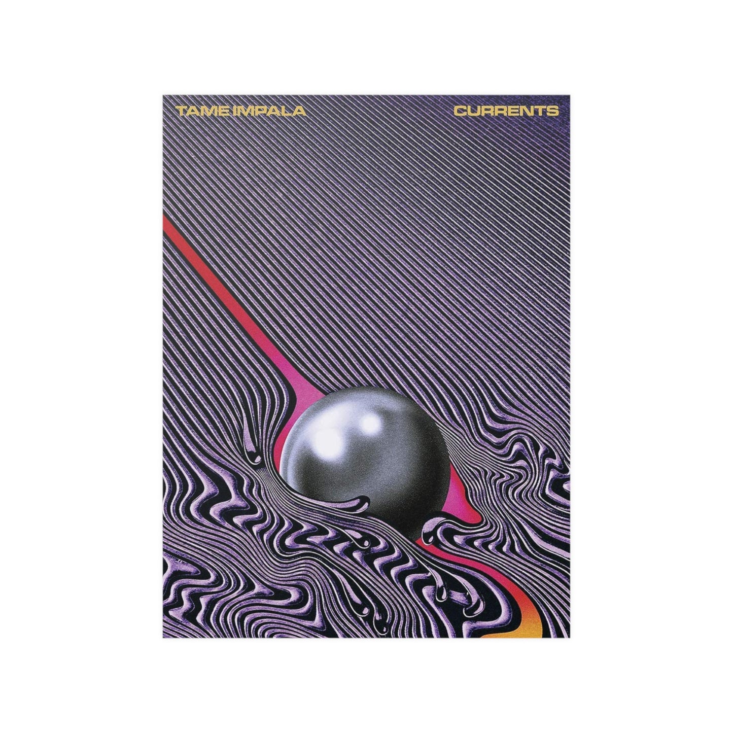 Tame Impala Currents Poster.