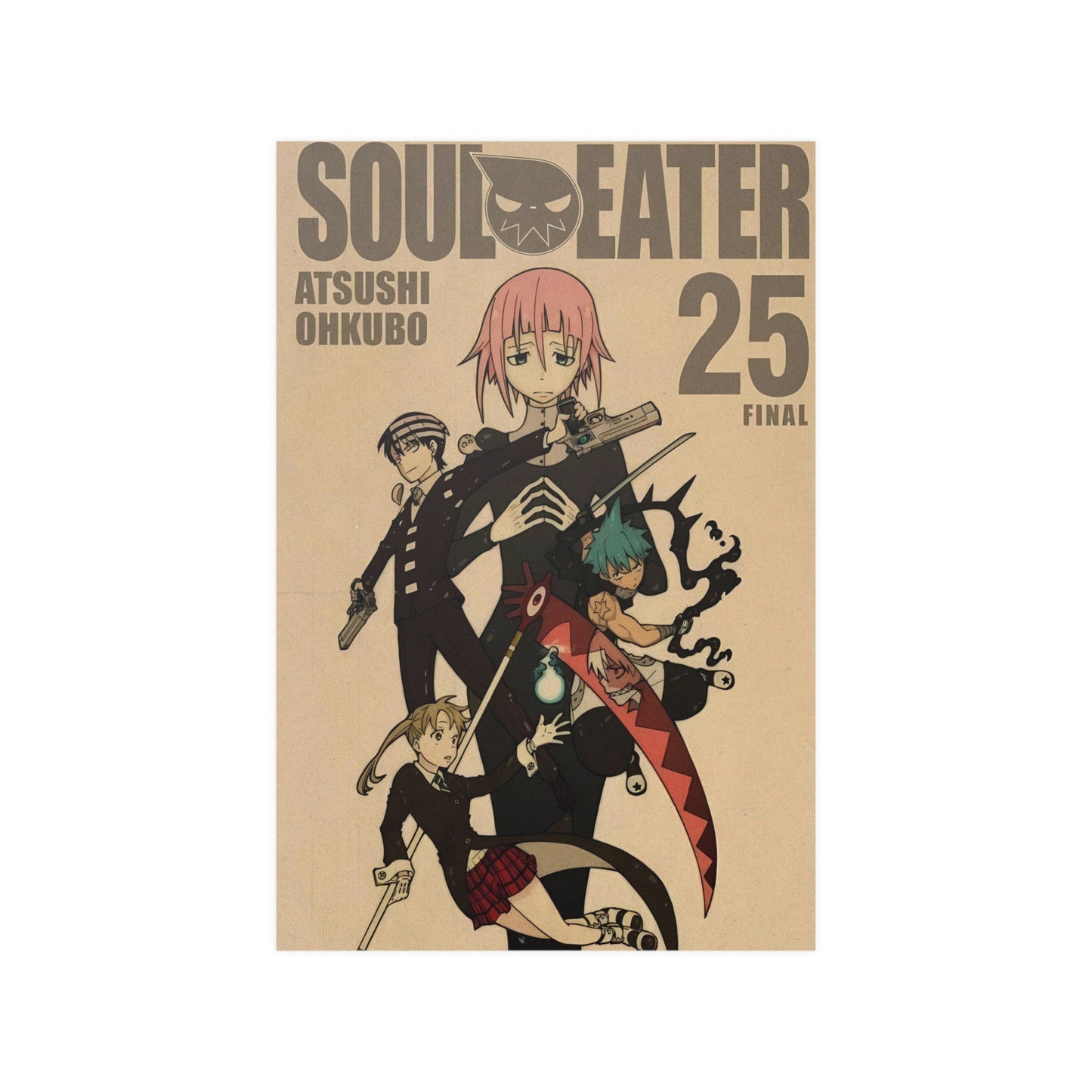 Soul Eater Manga Cover Poster.