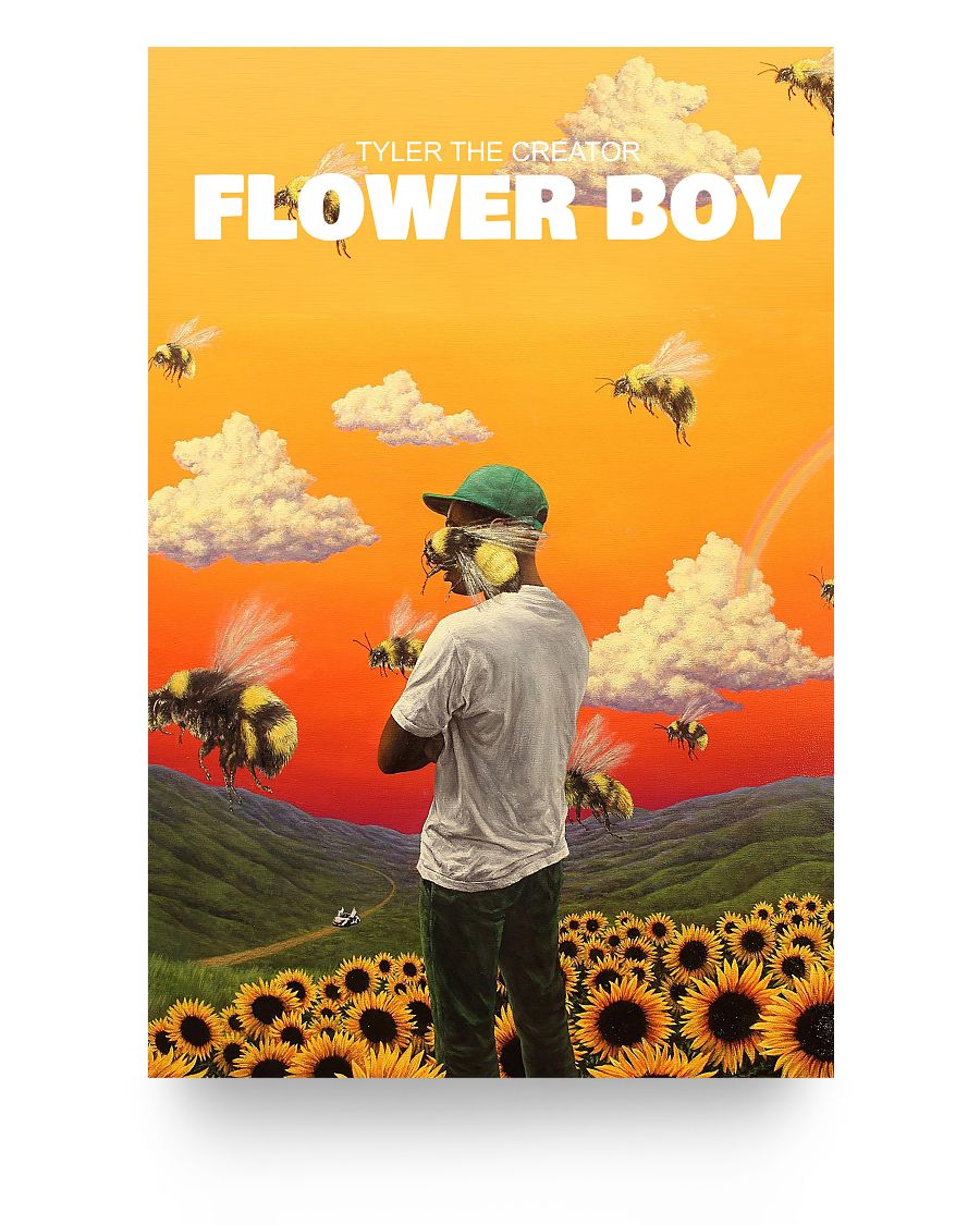 8.99 Tyler The Creator Flower Boy Poster - coreprints coreprints Tyler The Creator Flower Boy Poster 