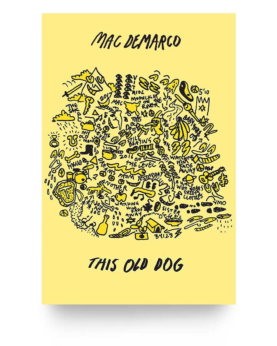 8.99 Mac Demarco This Old Dog Poster - coreprints coreprints Mac Demarco This Old Dog Poster 